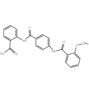 2-(4-(2-甲氧基苯甲酰氨基)苯甲酰氨基)苯甲酸