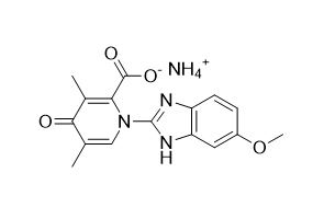 埃索美拉唑杂质H431,ammonium 1-(5-methoxy-1H-benzo[d]imidazol-2-yl)-3,5-dimethyl-4-oxo-1,4-dihydropyridine-2-carboxylate