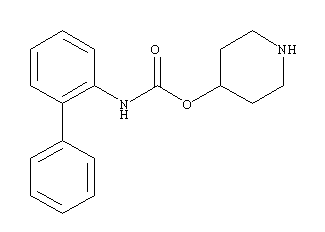 雷芬那辛 中间体,4-piperidyl N-(2-biphenyl)carbamate