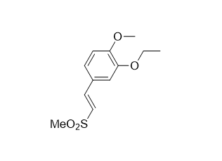 阿普斯特杂质16,(E)-2-ethoxy-1-methoxy-4-(2-(methylsulfonyl)vinyl)benzene