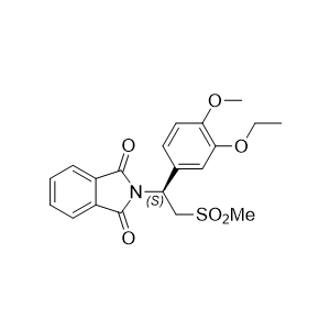 阿普斯特杂质07,(S)-2-(1-(3-ethoxy-4-methoxyphenyl)-2-(methylsulfonyl)ethyl) isoindoline-1,3-dione