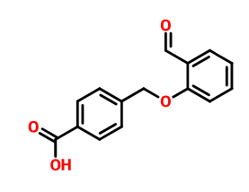 4-((2-甲酰基苯氧基)甲基)苯甲酸,4-((2-Formylphenoxy)methyl)benzoic acid