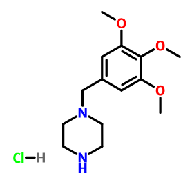 曲美他嗪杂质 3,1-(3,4,5-Trimethoxy-benzyl)-piperazinedihydrochloride