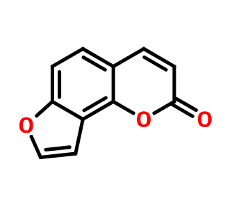 异补骨脂素,2-Oxo-(2H)-furo(2,3-h)-1-benzopyran