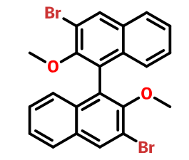 (S)-3,3’-二溴-2,2’-二甲氧基联萘酚,(S)-3,3'-Dibromo-2,2'-dimethoxy-1,1'-binaphthyl
