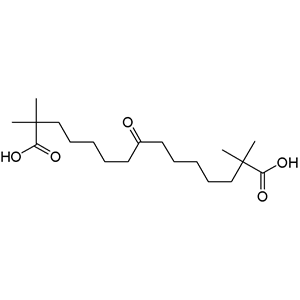 2,2,14,14-四甲基-8-氧代十五烷二酸,2,2,14,14-Tetramethyl-8-oxo-pentadecanedioic acid