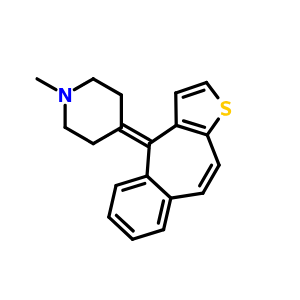 酮替芬EP杂质A,10-Deoxo-9,10-dehydro Ketotifen