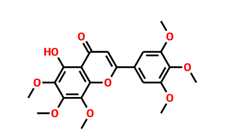 栀子(黄)素A,3',4',5',6,7,8-HEXAMETHOXY-5-HYDROXYFLAVONE