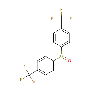 1-(trifluoromethyl)-4-[4-(trifluoromethyl)phenyl]sulfinylbenzene,1-(trifluoromethyl)-4-[4-(trifluoromethyl)ph1-(trifluoromethyl)-4-[4-(trifluoromethyl)phenyl]sulfinylbenzeneenyl]sulfinylbenzene