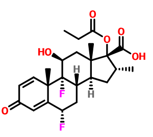 氟替卡松17β-羧酸丙酸,FLUTICASONE PROPIONATE, 17-BETA CARBOXYLIC ACID