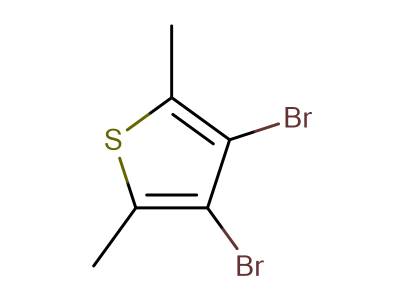 2,4-二溴-3,5-二甲基噻吩,2,4-DIBROMO-3,5-DIMETHYLTHIOPHENE