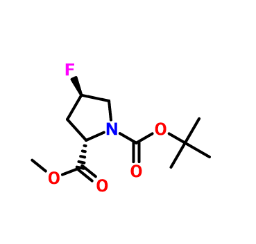 N-BOC-反式-4-氟-L-脯氨酸甲酯,BOC-TRANS-4-FLUORO-L-PROLINE METHYL ESTER