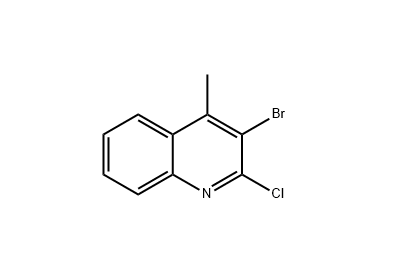 3-Bromo-2-chloro-4-methyl-quinoline,3-Bromo-2-chloro-4-methyl-quinoline