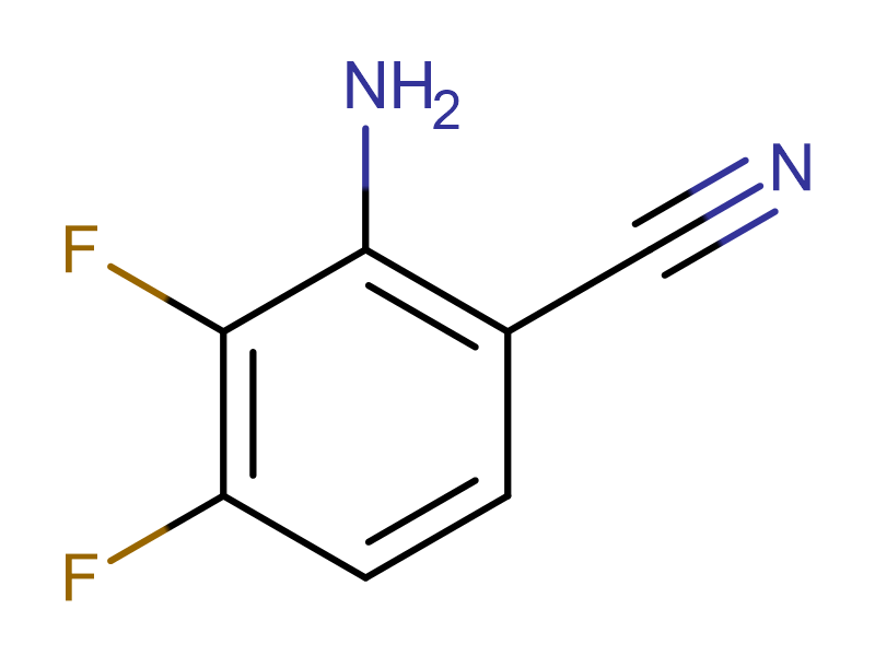 2-氨基-3,4-二氟苯腈,6-Cyano-2,3-difluoroaniline, 3,4-Difluoroanthranilonitrile