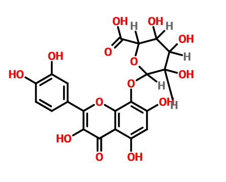 棉皮素-8-O-Β-D-葡萄糖醛酸苷,hibifolin