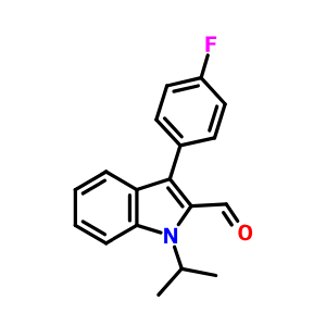 3-(4-氟苯基)-1-异丙基-1H-吲哚-2-苯甲醛