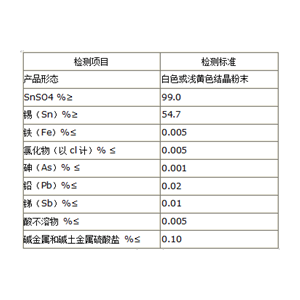 硫酸亚锡,Stannous sulfate