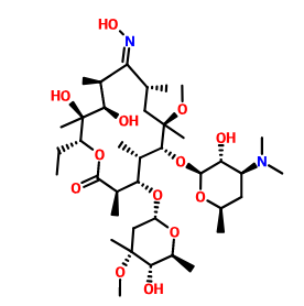 克拉霉素EP杂质L,Clarithromycin (9Z)-Oxime