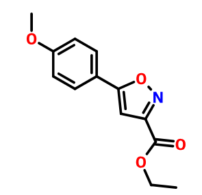 5-(4-甲氧基苯基)异噁唑-3-羧酸乙酯,Ethyl 5-(4-methoxyphenyl)isoxazole-3-carboxylate