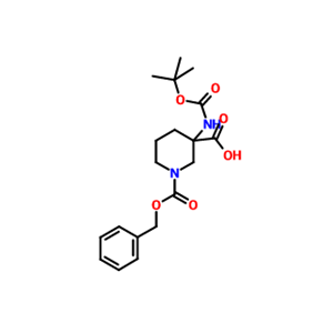 3-Boc-氨基-1-Cbz-哌啶-3-羧酸,3-Boc-Amino-1-Cbz-piperidine-3-carboxylic acid
