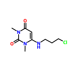 6-(3-氯丙基)氨基1,3-二甲基脲嘧啶,6-[(3-chloropropyl)amino]-1,3-dimethyluracil