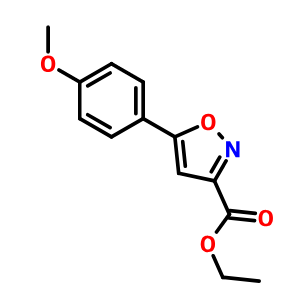 5-(4-甲氧基苯基)异噁唑-3-羧酸乙酯,Ethyl 5-(4-methoxyphenyl)isoxazole-3-carboxylate
