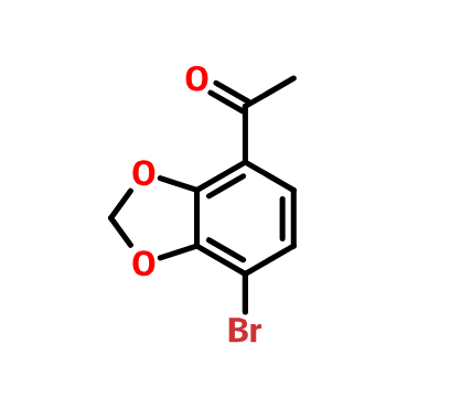 1-(7-溴苯并[d][1,3]二氧杂环戊烯-4-基)乙-1-酮,1-(7-bromobenzo[d][1,3]dioxol-4-yl)ethan-1-one