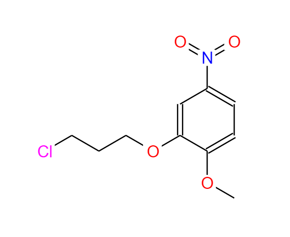 2-(3-氯丙氧基)-1-甲氧基-4-硝基苯,2-(3-chloropropoxy)-1-methoxy-4-nitrobenzene