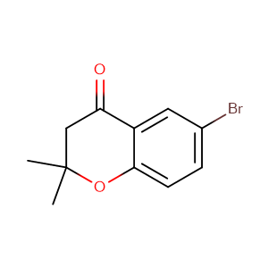 6-溴-2,2-二甲基-4-二氢色原酮,6-broMo-2,2-diMethylchroMan-4-one