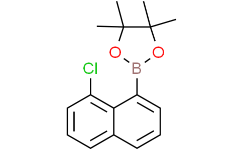 2-(8-氯萘-1-基)-4,4,5,5-四甲基-1,3,2-二氧杂硼烷,2-(8-chloronaphthalen-1-yl)-4,4,5,5-tetramethyl-1,3,2-dioxaborolane
