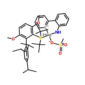 甲磺酸-2-(二叔丁基膦基)-3,6-二甲氧基-2',4',6'-三异丙基-1,1'-联苯(2-氨基-1,1'-联苯-2-基)钯(II)