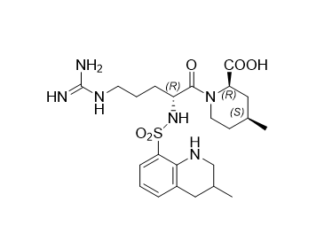 阿加曲班杂质J,(2R,4S)-4-methyl-1-(((3-methyl-1,2,3,4-tetrahydroquinolin-8-yl) sulfonyl)-D-arginyl)piperidine-2-carboxylic acid