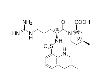 阿加曲班杂质H,(2R,4S)-4-methyl-1-(((3-methyl-1,2,3,4-tetrahydroquinolin-8-yl) sulfonyl)-L-arginyl)piperidine-2-carboxylic acid