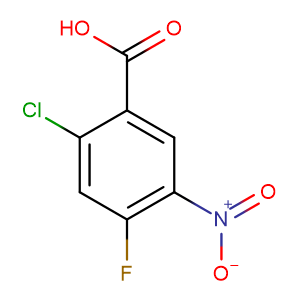 2-氯-4-氟-5-硝基苯甲酸