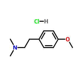 N,N-二甲基-4-甲氧基苯乙胺盐酸盐,N,N-Dimethyl-4-methoxyphenethylamine hydrochloride
