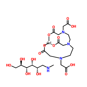 92923-57-4；	二乙烯三胺五醋酸钆单葡甲胺