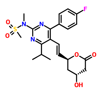 瑞舒伐他汀-5S-内酯,N-[4-(4-Fluorophenyl)-6-(1-methylethyl)-5-[(1E)-2-[(2S,4R)-tetrahydro-4-hydroxy-6-oxo-2H-pyran-2-yl]ethenyl]-2-pyrimidinyl]-N-methylmethanesulfonamide
