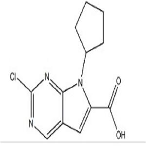 2-氯-7-环戊基-7H-吡咯并[2,3-D]嘧啶-6-甲酸,2-chloro-7-cyclopentyl-7H-pyrrolo[2,3-d]pyriMidine-6-carboxylic acid