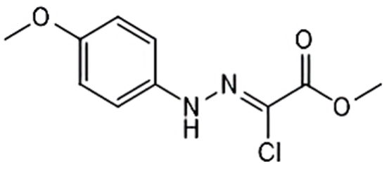 (Z)-2-氯-2-(2-(4-甲氧基苯基)亚肼基)乙酸甲酯