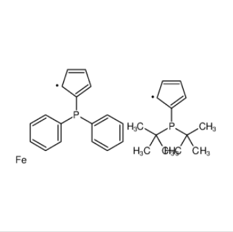 1-二苯基膦基-1'-(二叔丁基膦基)二茂铁,1-DIPHENYLPHOSPHINO-1'-(DI-TERT-BUTYLPH&