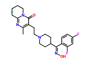 利培酮杂质B,3-[2-[4-[(Z)-(2,4-Difluorophenyl)(hydroxyiMino)Methyl]-1-piperidinyl]ethyl]-6,7,8,9-tetrahydro-2-Methyl-4H-pyrido[1,2-a]pyriMidin-4-one