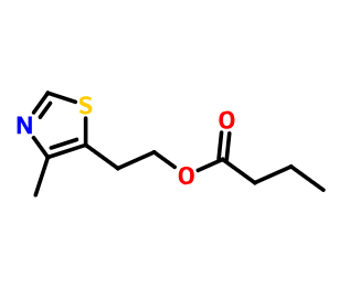 4-甲基-5-噻唑基乙醇丁酸酯,2-(4-Methylthiazol-5-yl)ethyl butyrate