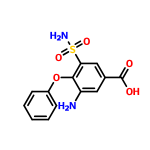 3-氨基-5-(氨基磺酰基)-4-苯氧基苯甲酸,3-amino-5-(aminosulphonyl)-4-phenoxybenzoic acid