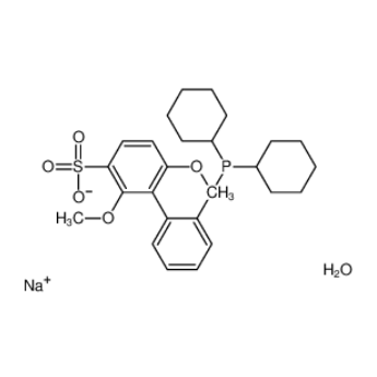 2'-二環(huán)己基-2,6-二甲氧基-3-磺酸- 1,1'-聯苯水合物鈉鹽,2'-Dicyclohexylphosphino-2,6-dimethoxy-3-sulfonato-1,1'-biphenyl hydrate sodium salt (water soluble SPhos), min. 98%