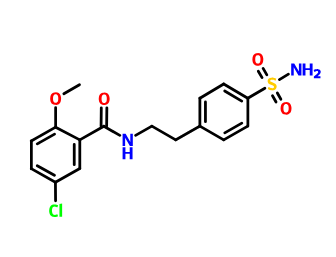 4-[2-(5-氯-2-甲氧基苯甲酰氨基)乙基]苯磺酰胺,4-(2-(5-Chloro-2-methoxybenzamido)ethyl)benzenesulfamide