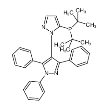 5-二叔丁基膦-1',3',5'-三苯基-1'H-[1,4']二吡唑,5-(DI-TERT-BUTYLPHOSPHINO)-1', 3', 5'-TRIPHENYL-1'H-[1,4']BIPYRAZOLE