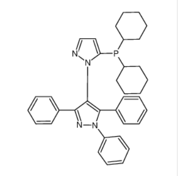 5-(二環(huán)己基膦基)-1',3',5'-三苯基-[1,4']-聯(lián)-1H-吡唑,5-[BIS(CYCLOHEXYL)PHOSPHINO]-1',3',5'-TRIPHENYL-1,4'-BI-1H-PYRAZOLE