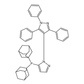 5-[二（1-金刚烷基）膦]-1′,3′,5′-三苯基-1′H-[1,4′] 联吡啶,5-[Di(1-adamantyl)phosphino]-1′,3′,5′-triphenyl-1′H-[1,4′]bipyrazole