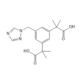 阿那曲唑杂质6,Anastrozole IMpurity (alfa1 , alfa1, alfa3, alfa3-TetraMethyl-5-(1H-1,2,4-triazol-1-ylMethyl)-1,3-Benzenediacetic acid)