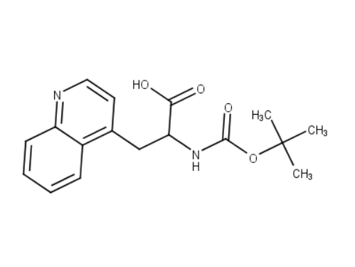 2-{[(tert-butoxy)carbonyl]amino}-3-(quinolin-4-yl)propanoic acid